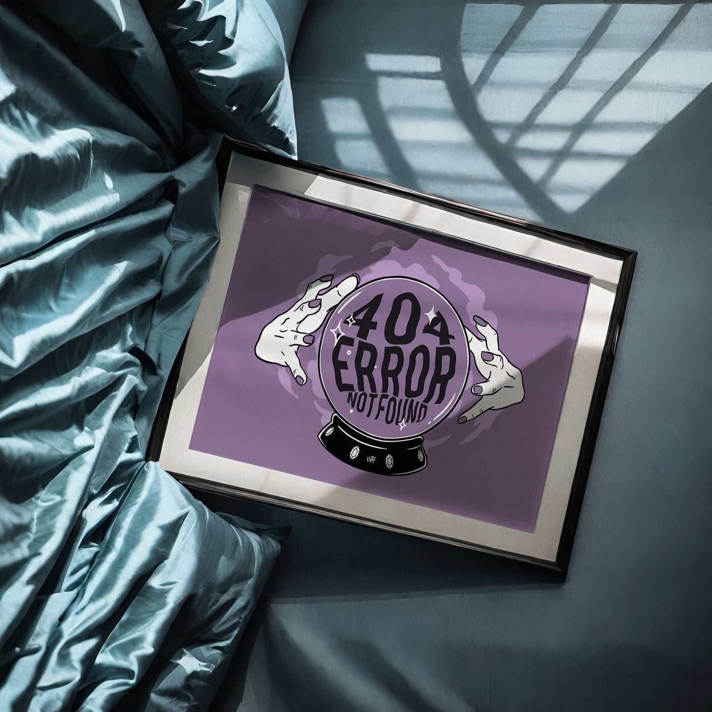 404 Error Not Found Art Print