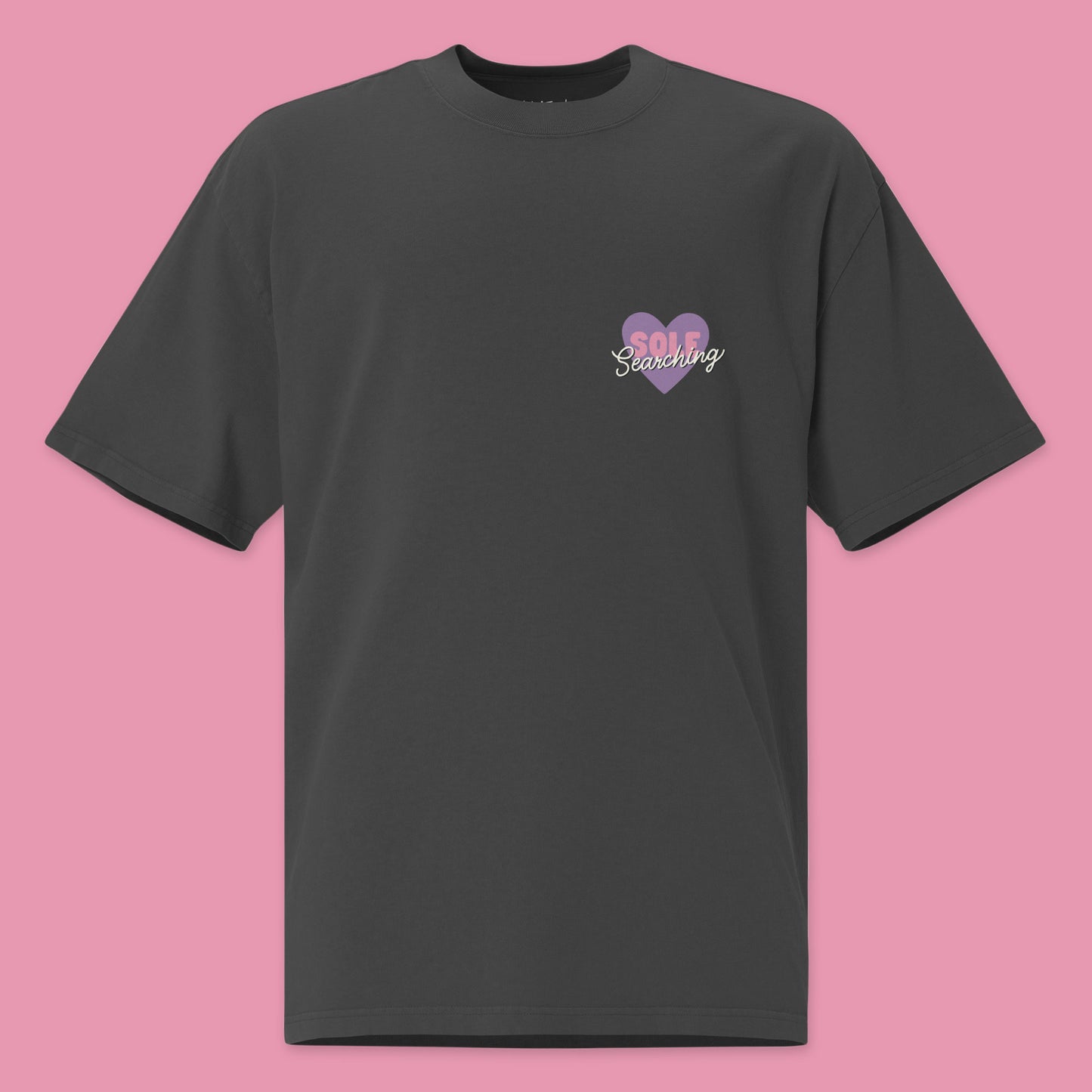Sole Searching Unisex Oversized Faded T-Shirt