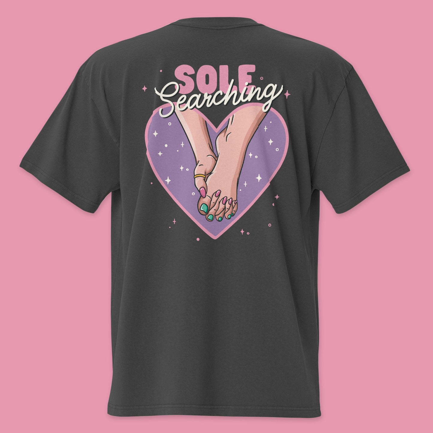 Sole Searching Unisex Oversized Faded T-Shirt