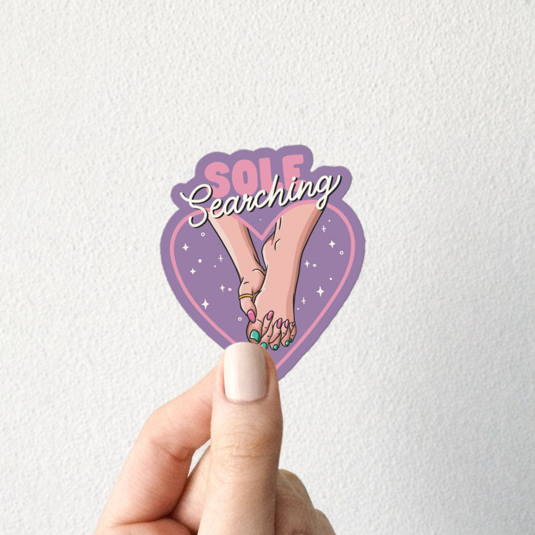 Sole Searching Sticker