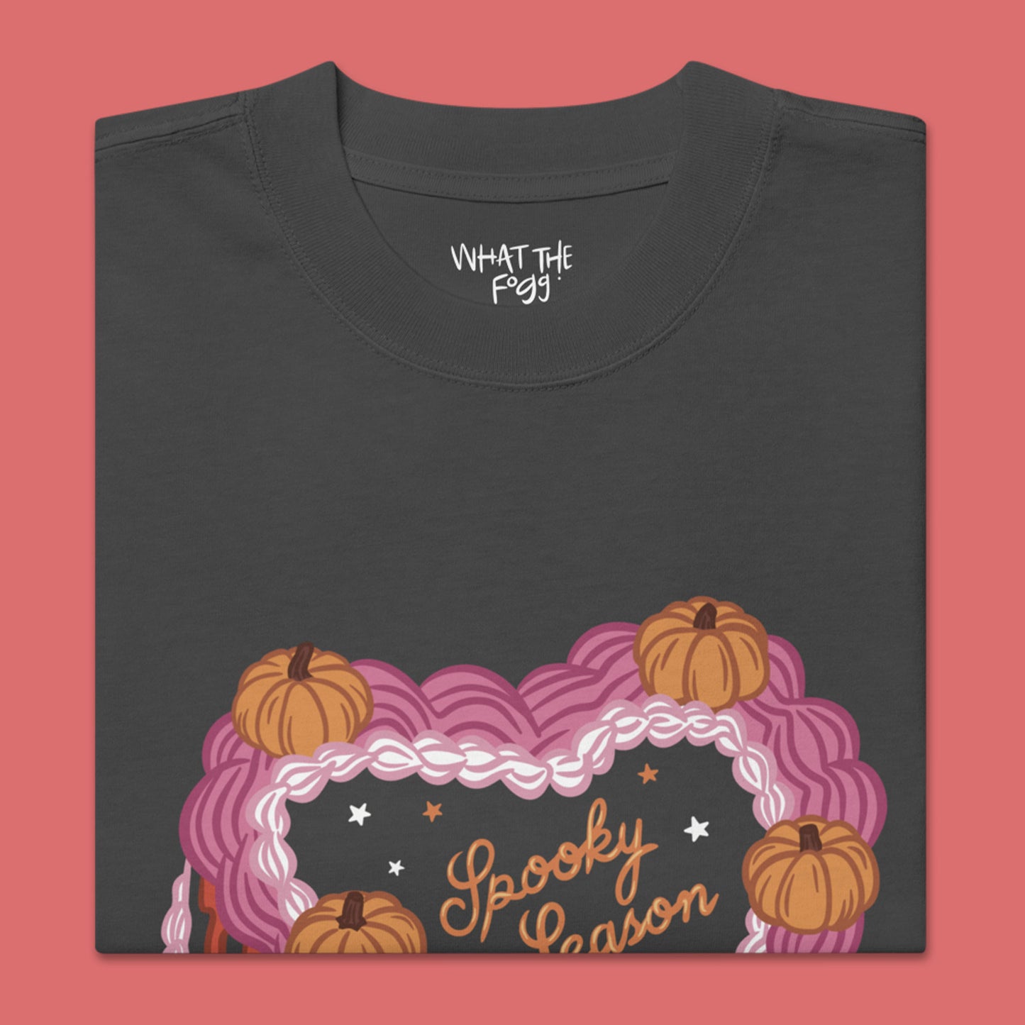 Spooky Season Oversized Faded T-shirt