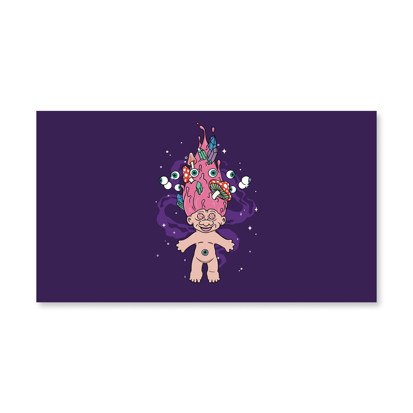 Psychedelic Troll Desktop Wallpaper