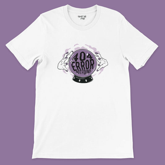 404 Error Not Found Classic Unisex Cotton T-Shirt