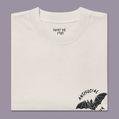 Antisocial Butterfly Oversized Faded T-shirt
