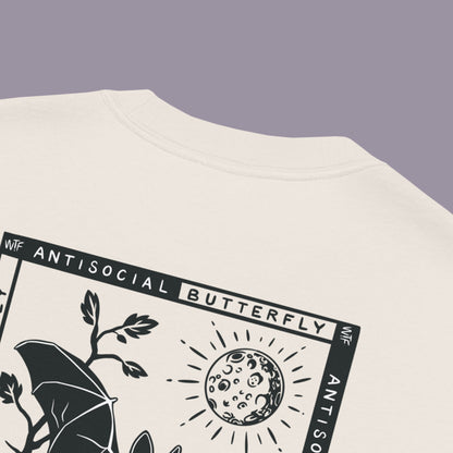 Antisocial Butterfly Oversized Faded T-shirt