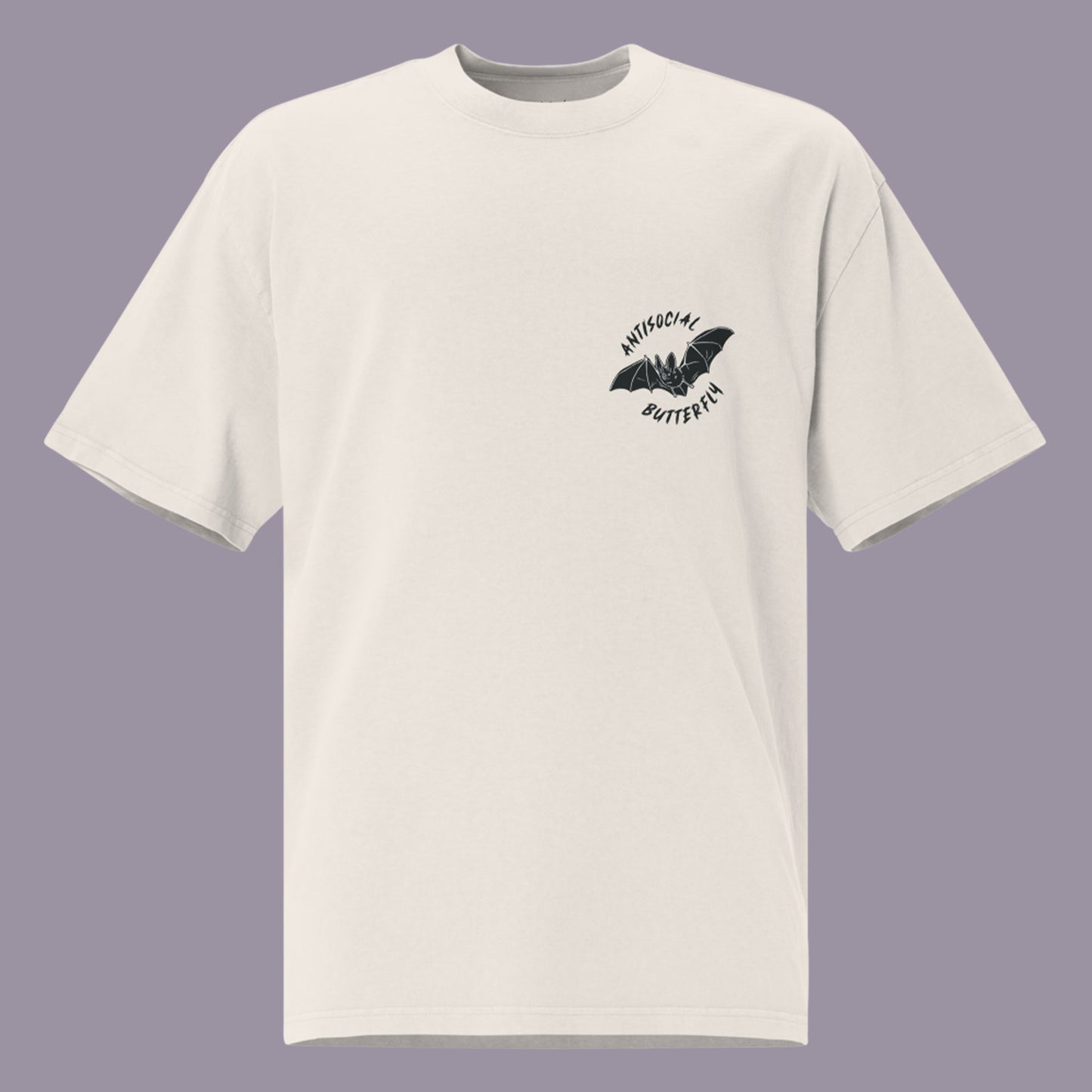 Antisocial Butterfly Oversized Faded T-shirt