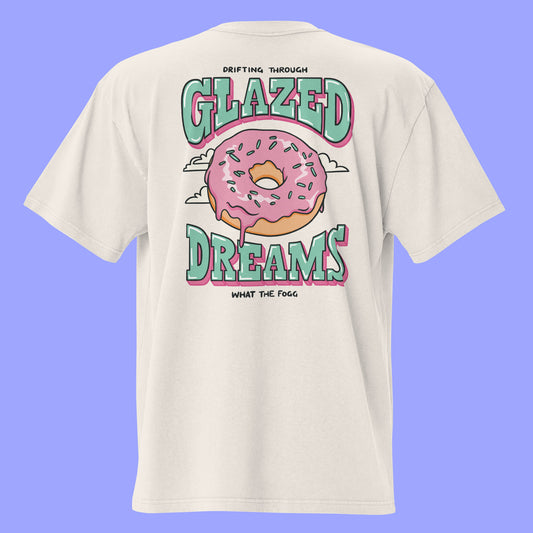 Glazed Dreams Oversized Faded T-shirt