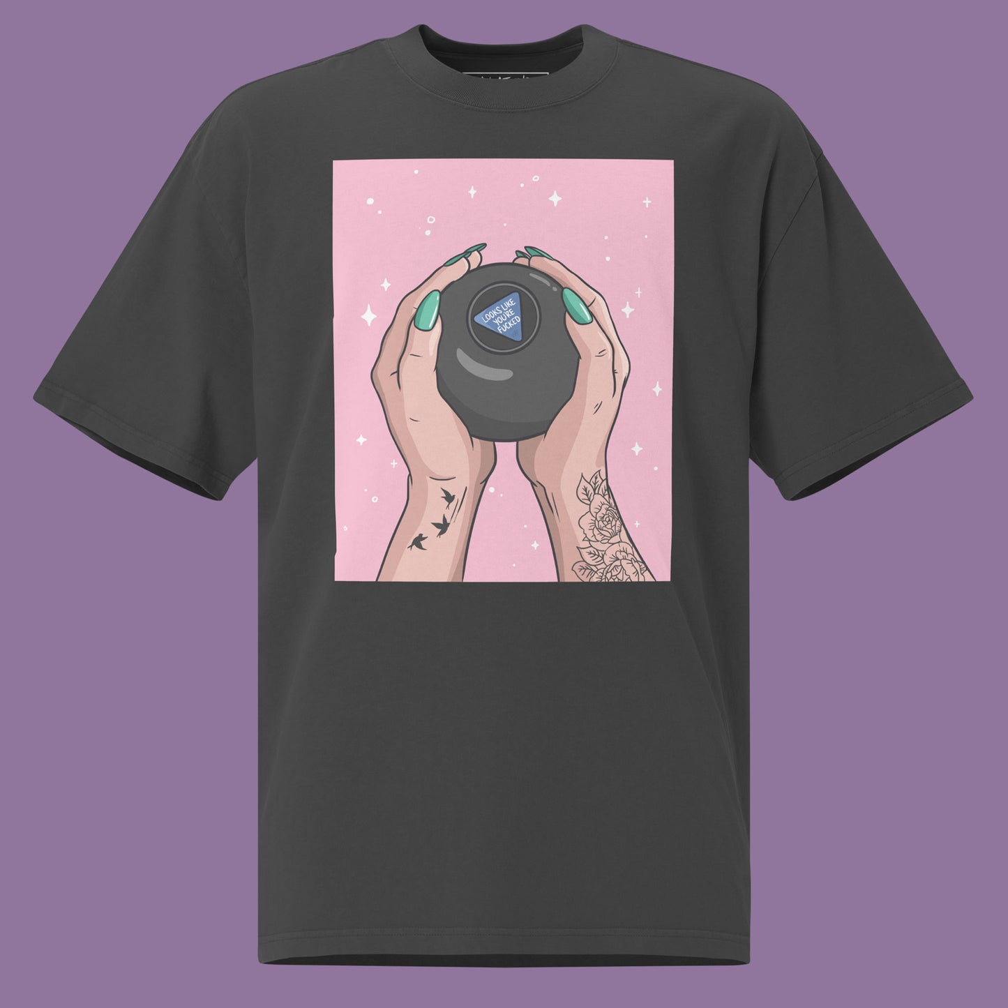 Looks Like Your Fucked Oversized Faded T-shirt