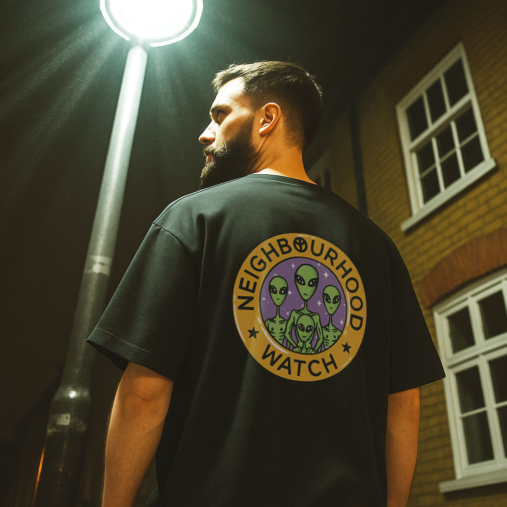 Neighbourhood Watch Oversized Faded T-shirt