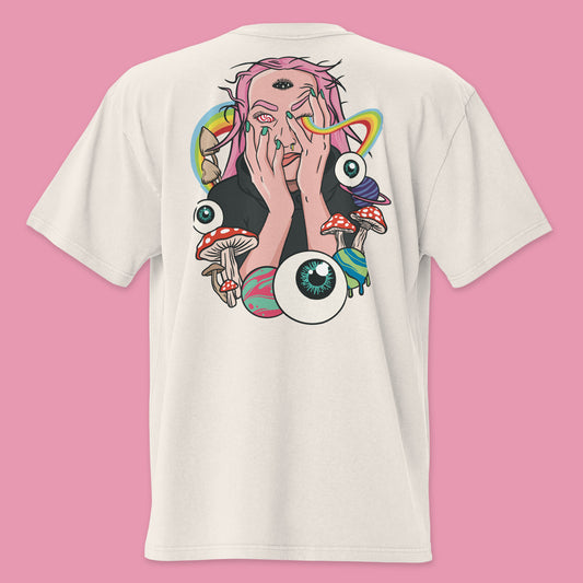 One Trip At A Time Unisex Oversized Faded T-Shirt