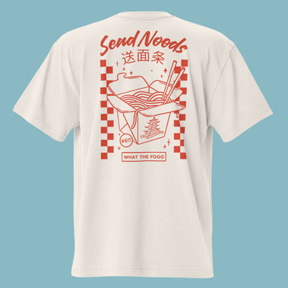 Send Noods Unisex Oversized Faded T-Shirt