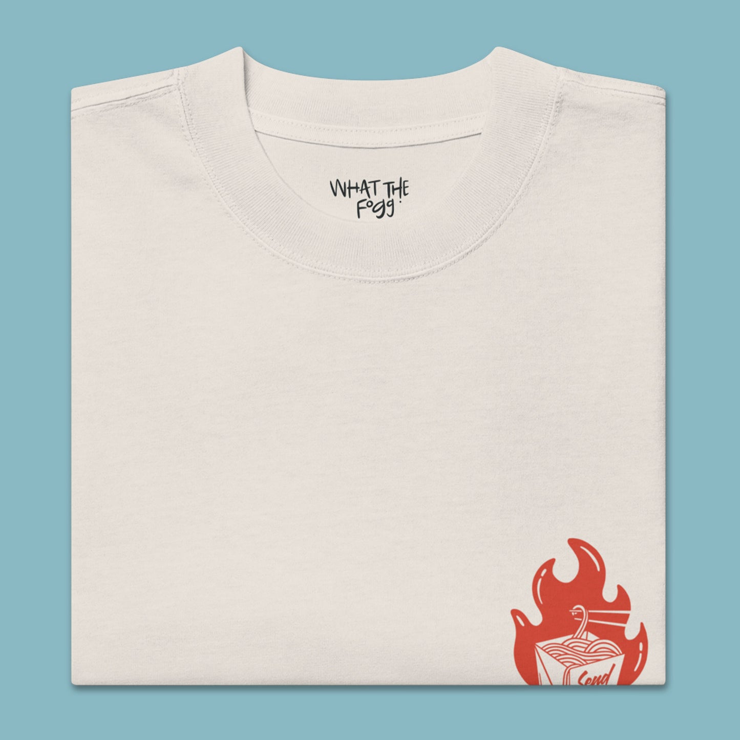 Send Noods Unisex Oversized Faded T-Shirt