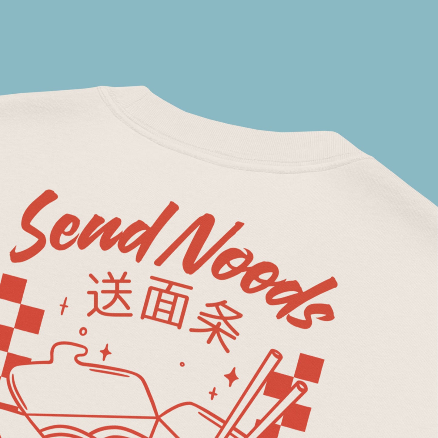 Send Noods Unisex Oversized Faded T-Shirt