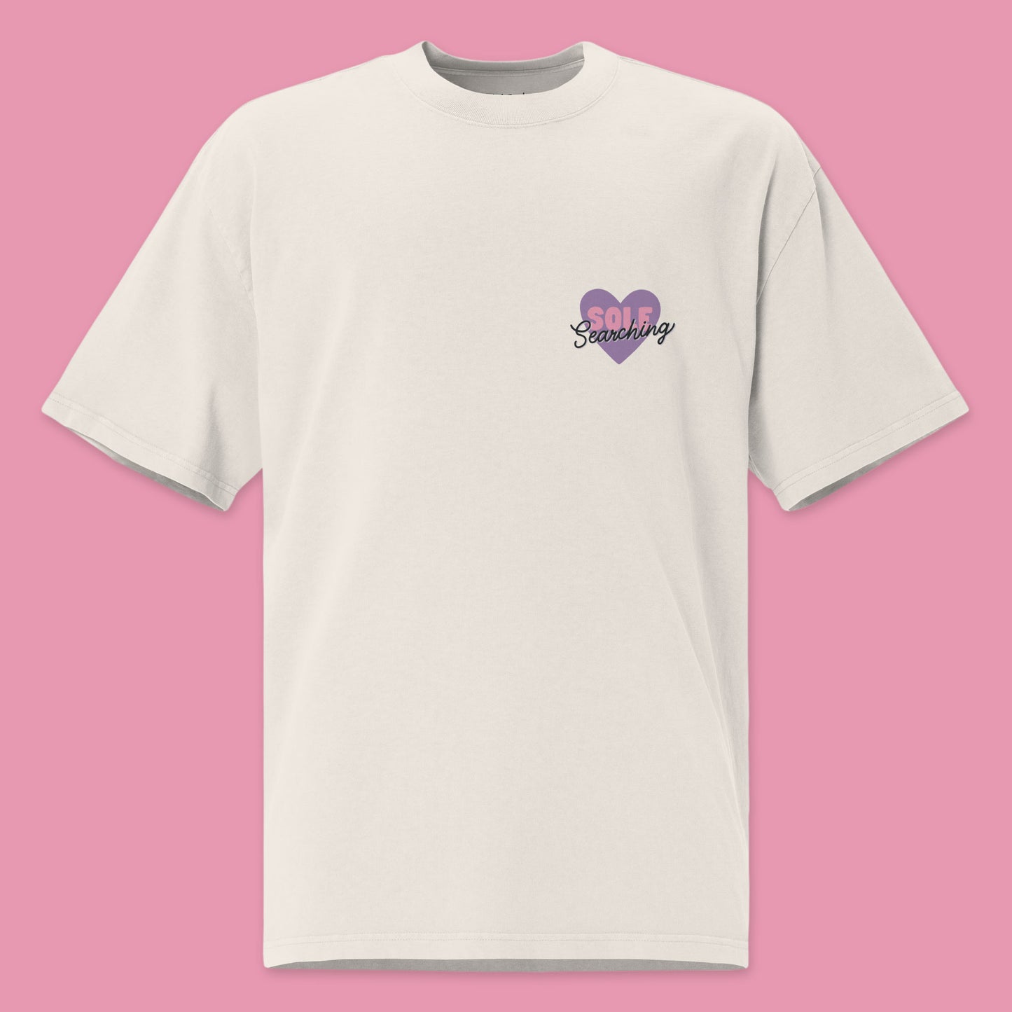 Sole Searching Unisex Oversized Faded T-Shirt