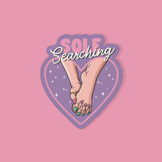 Sole Searching Sticker