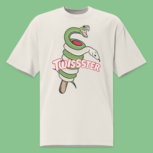 Twissster Unisex Oversized Faded T-Shirt