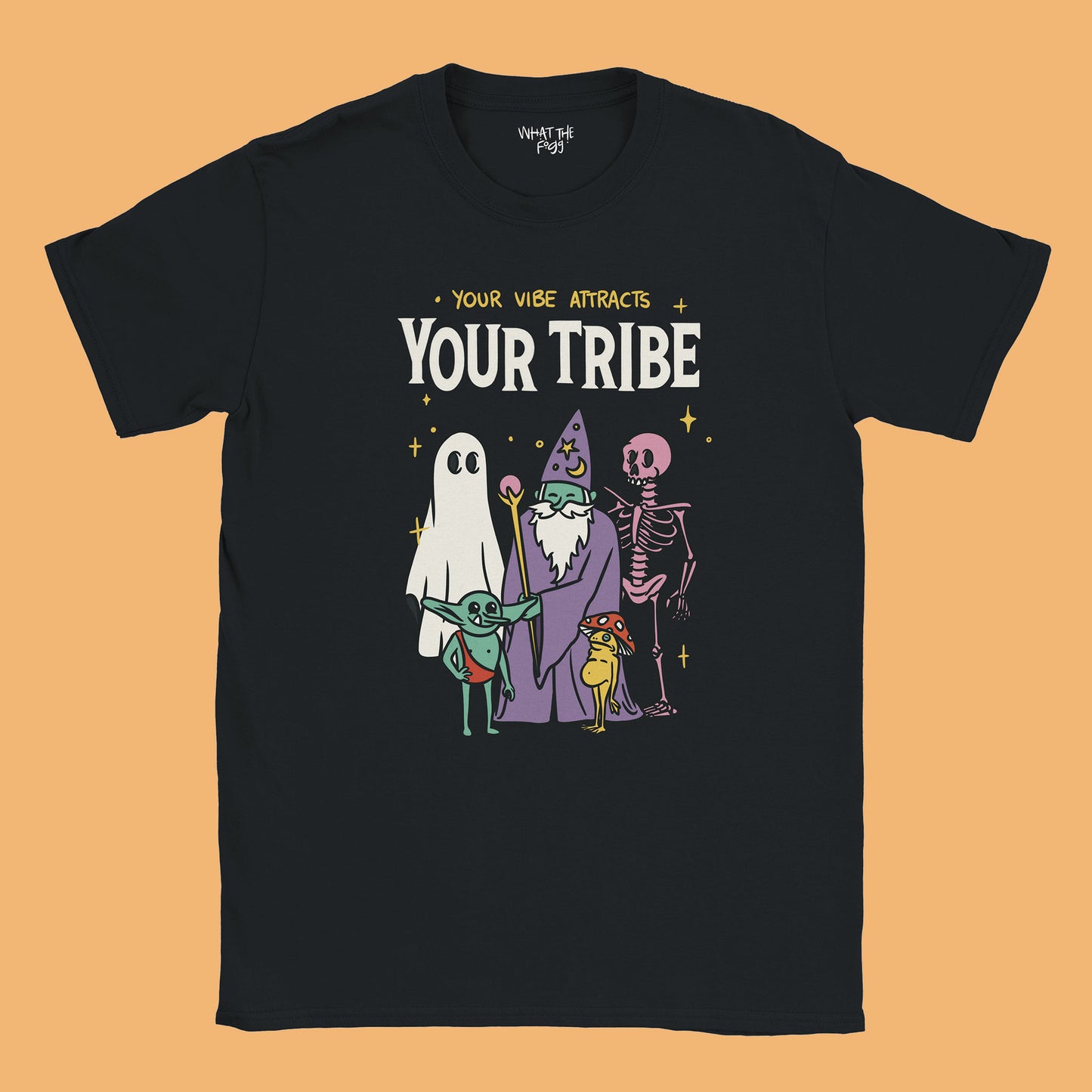 Your Vibe Attracts Your Tribe Classic Unisex Cotton T-shirt