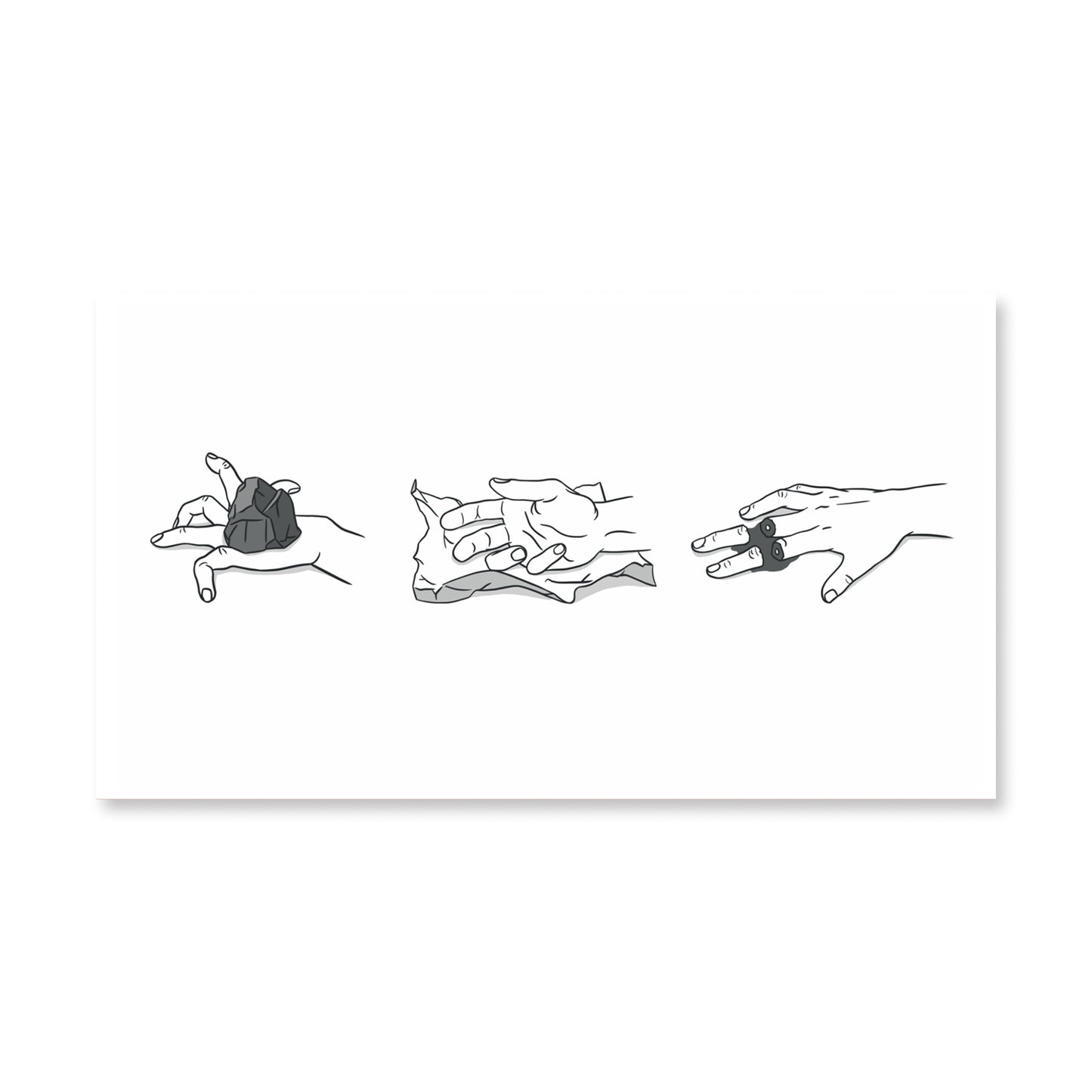 Rock, Paper, Scissors Desktop Wallpaper